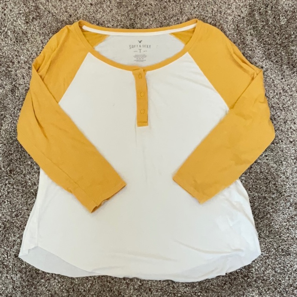 Baseball style shirt